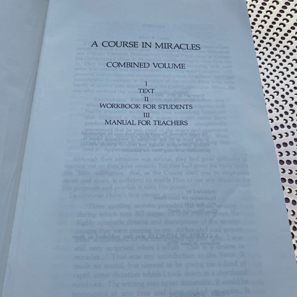 A Course In Miracles  Text Workbook for Students - Picture 6 of 10